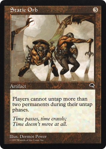 中古MTG【TMP】静態の宝珠 / Static Orb《英》（MTG/マジック:ザ・ギャザリング）【管理:M0115A】