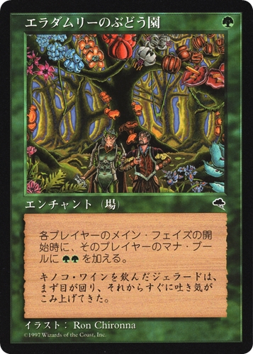 中古MTG【TMP】エラダムリーのぶどう園 / Eladamri's Vineyard《日》（MTG/マジック:ザ・ギャザリング）【管理:M1482A】