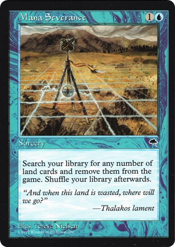 中古MTG【TMP】マナ切り離し / Mana Severance《英》（MTG/マジック:ザ・ギャザリング）【管理:M1485A】