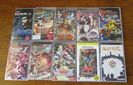 【中古ソフト】PSP｜魔法少女リリカルなのは A’s PORTABLE シャイニング・ブレイド 他 10本セット