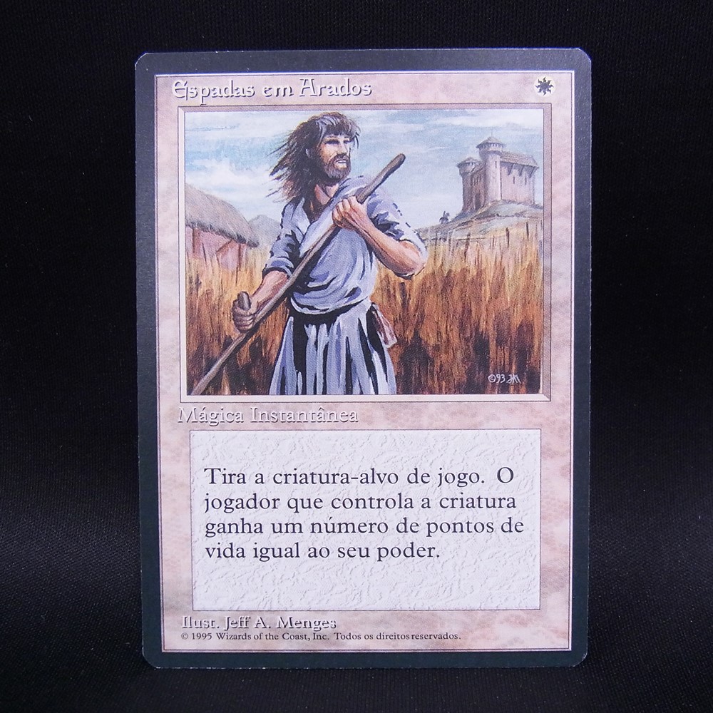 ◆【中古MTG】マジックザギャザリング│剣を鍬に/Espadas em Arados【4EDFBB/ポルトガル語】