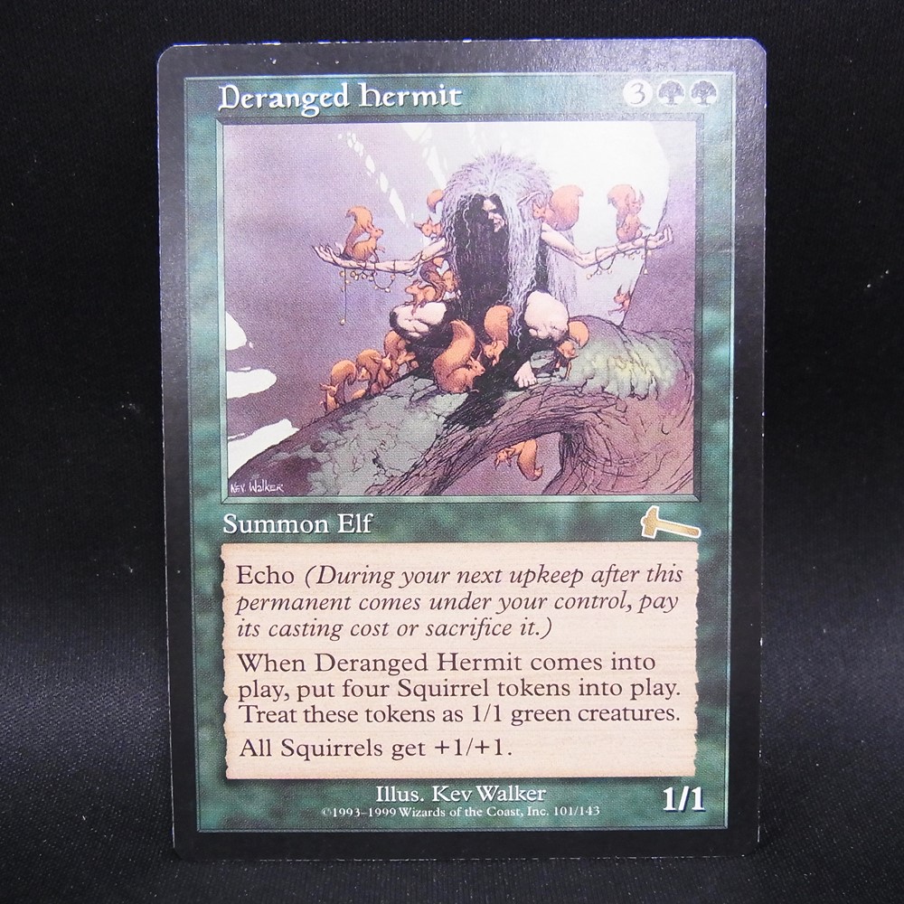 ◆【中古MTG】マジックザギャザリング│錯乱した隠遁者/Deranged Hermit【EN/ULG】