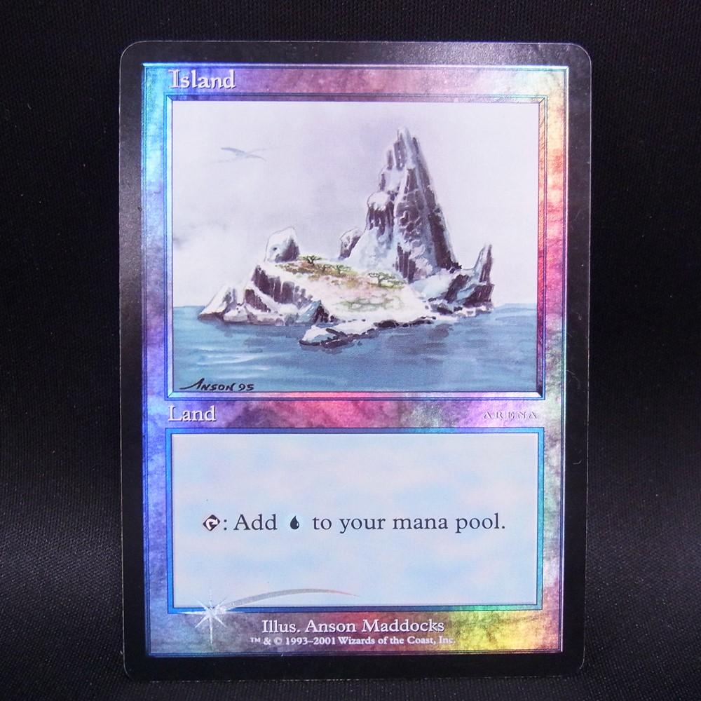 ◆【中古MTG】マジックザギャザリング│Island/島(Arenaランド・ICE)【EN/プロモ】