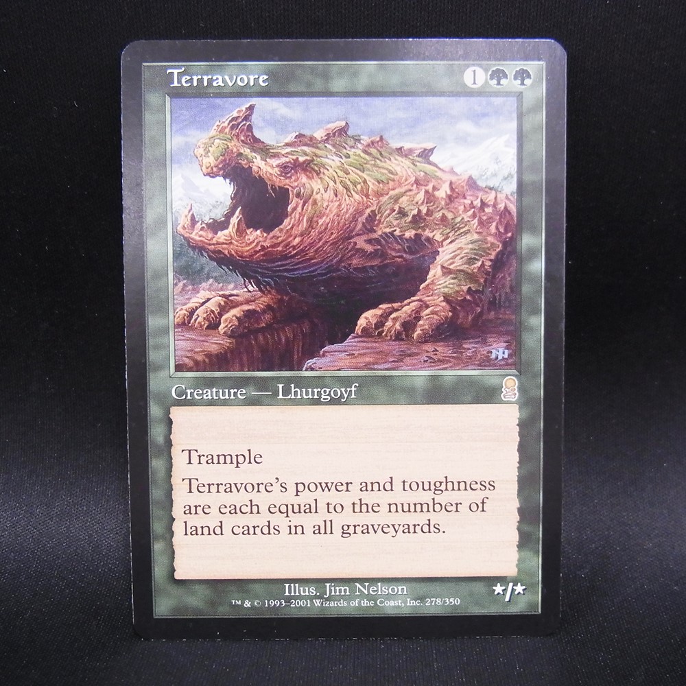 ◆【中古MTG】マジックザギャザリング│土を食うもの/Terravore【EN/ODY】