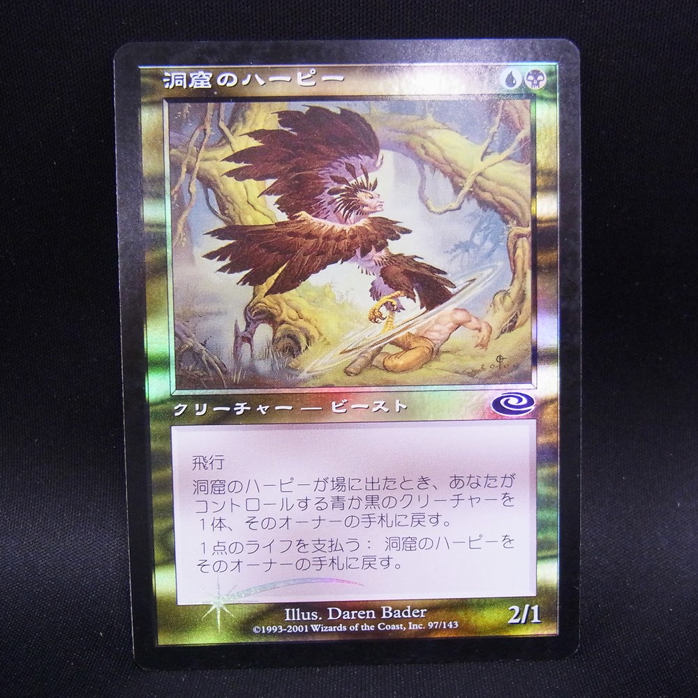 ◆【中古MTG】マジックザギャザリング│洞窟のハーピー/Cavern Harpy(FOIL)【JP/PLS】