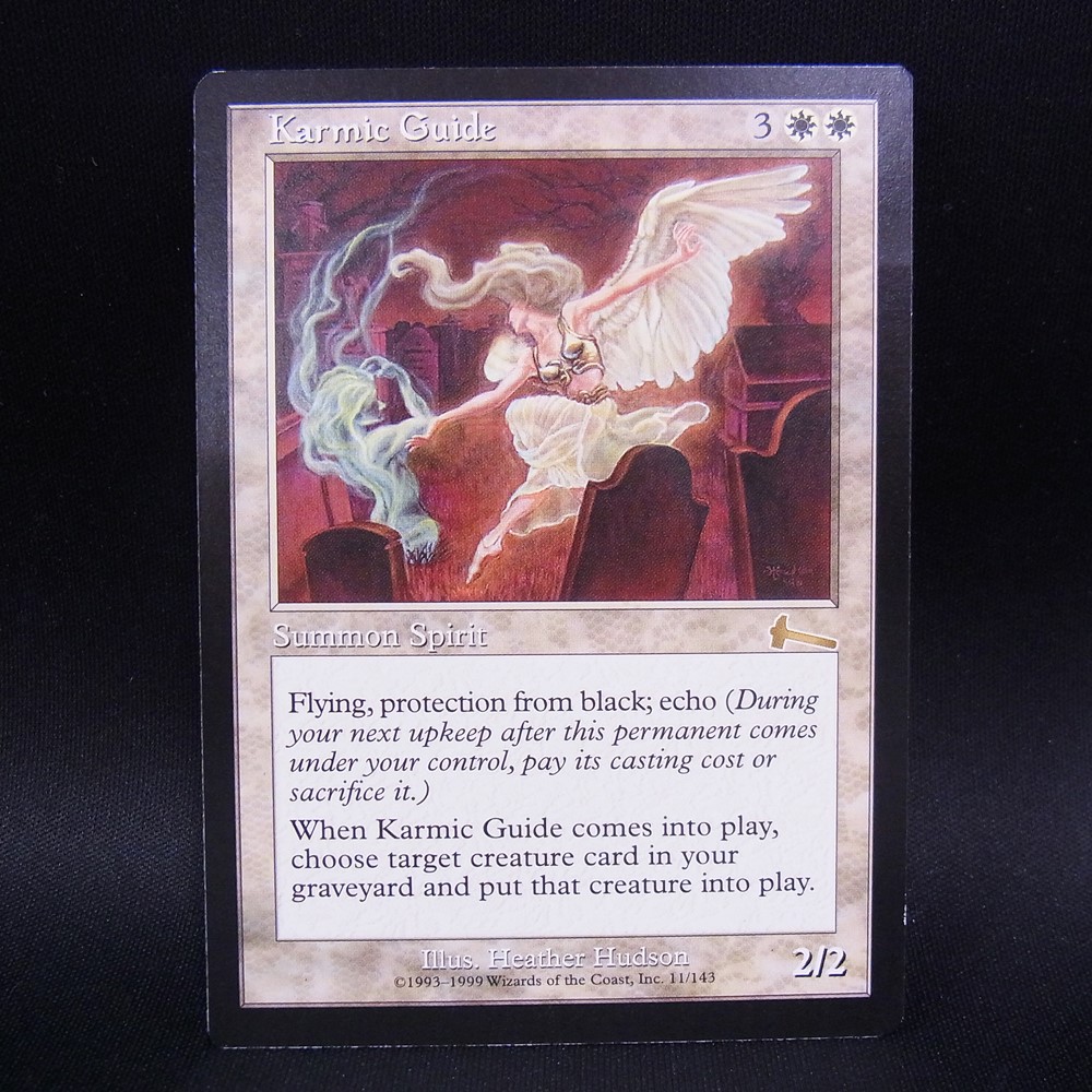 ◆【中古MTG】マジックザギャザリング│霊体の先達/Karmic Guide【EN/ULG】