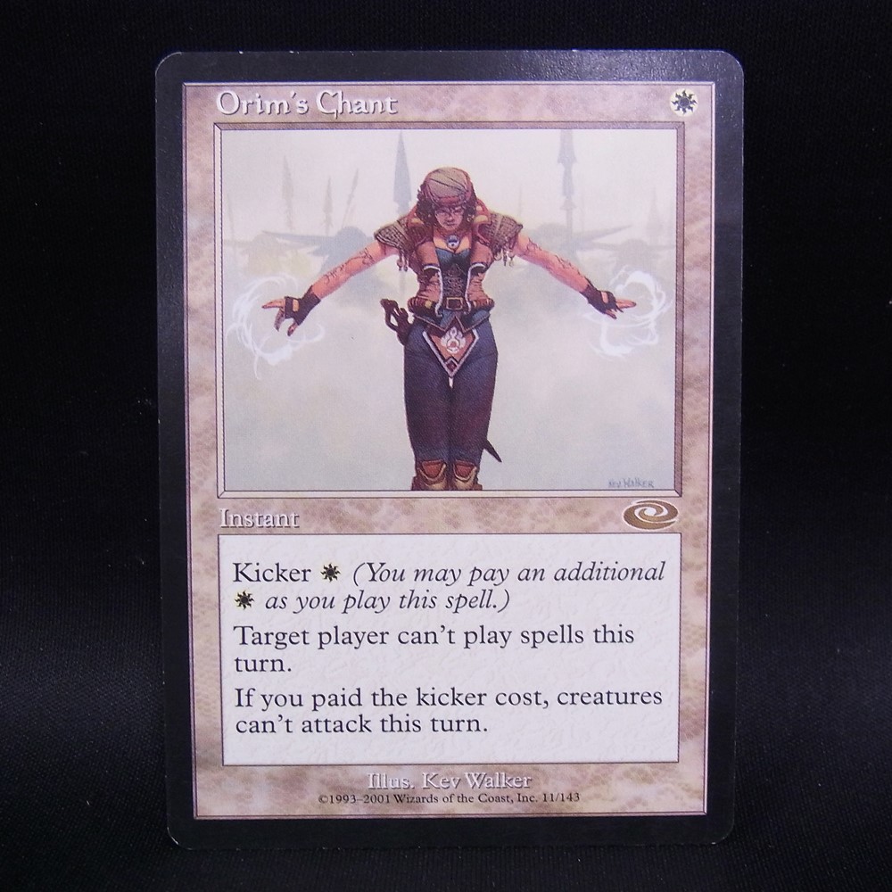 ◆【中古MTG】マジックザギャザリング│オアリムの詠唱/Orim's Chant【PLS/EN】
