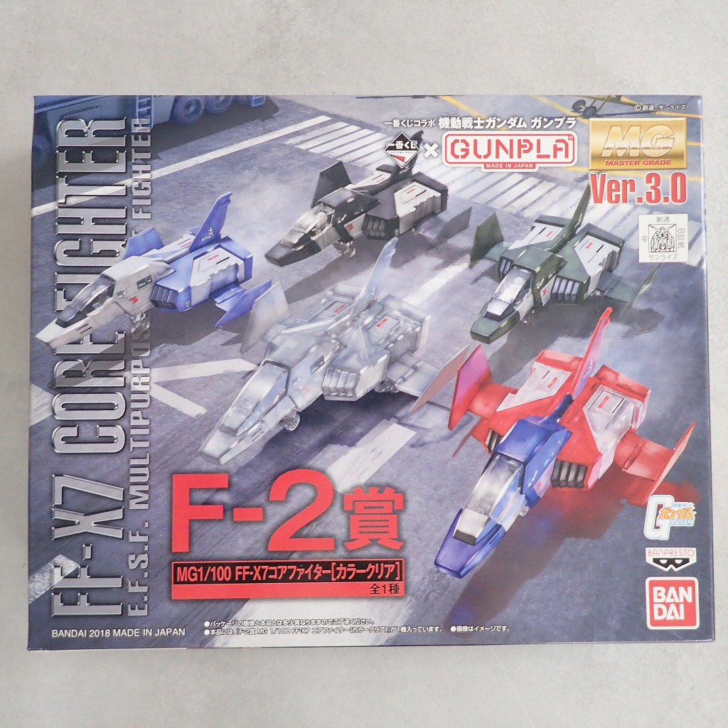 MG 1/100 FF-X7 コアファイター カラークリア 一番くじコラボ 機動戦士ガンダム ガンプラ F-2賞