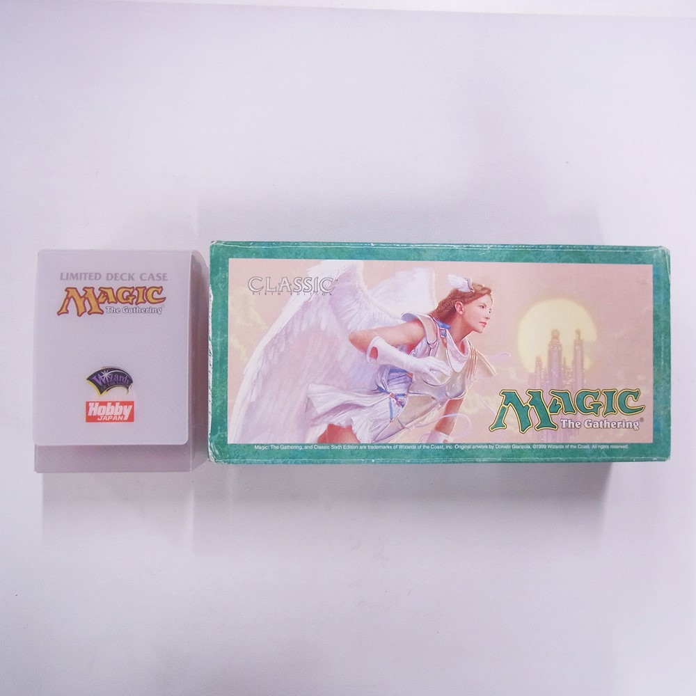 ◆【中古MTG】マジックザギャザリング│大天使/Archangel（プロモイラスト版）デッキケース・ストレージセット