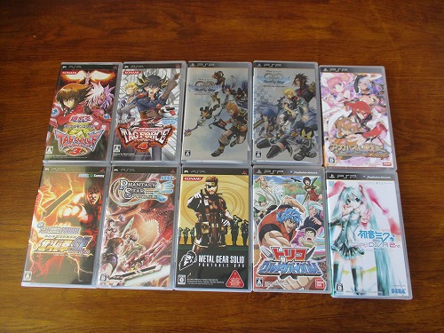 【中古ソフト】PSP｜アガレスと戦記マリアージュ 遊戯王ファイブディーズ タッグフォー  他 10本セット