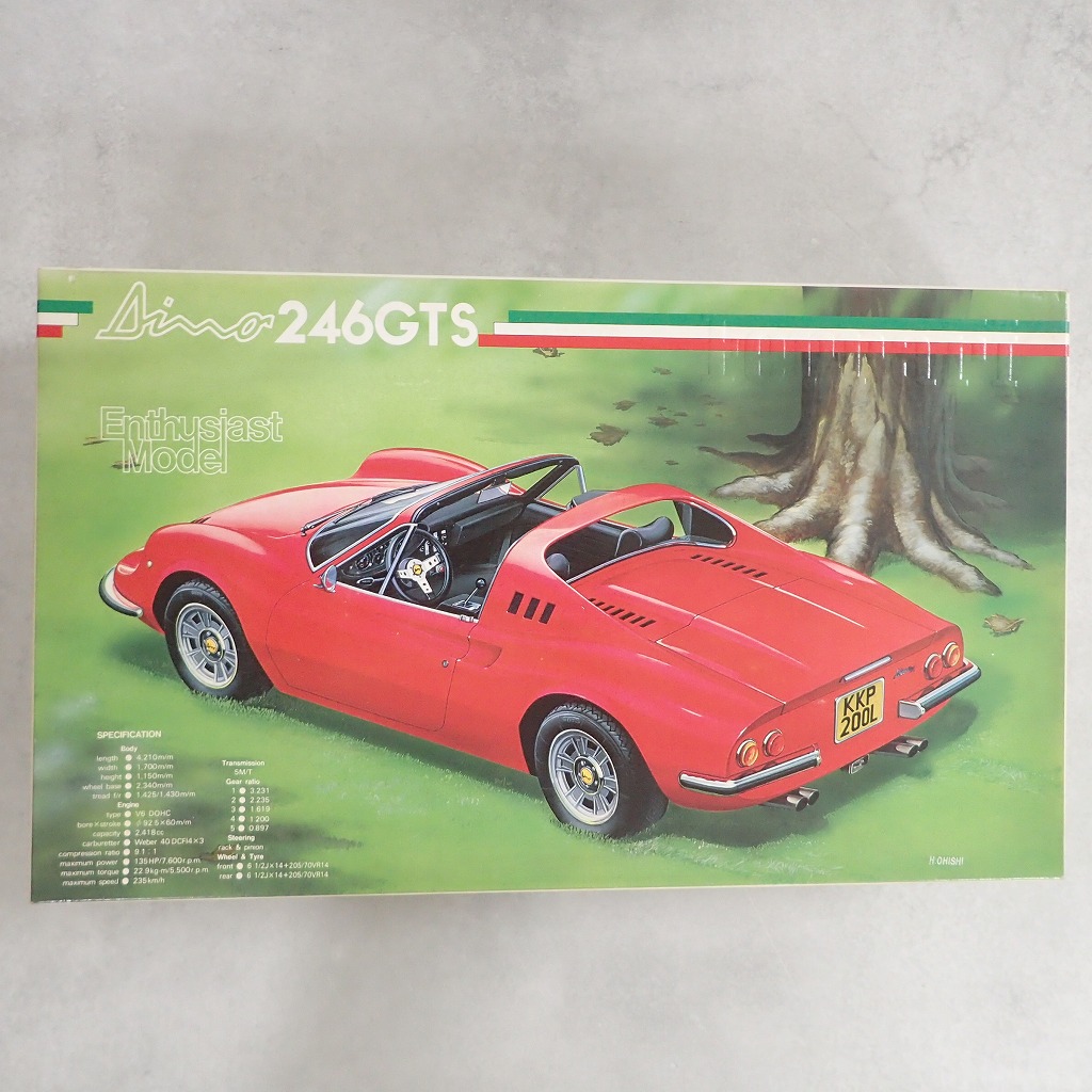 フジミ 1/24 フェラーリ ディーノ 246GTS エンスージアストモデル