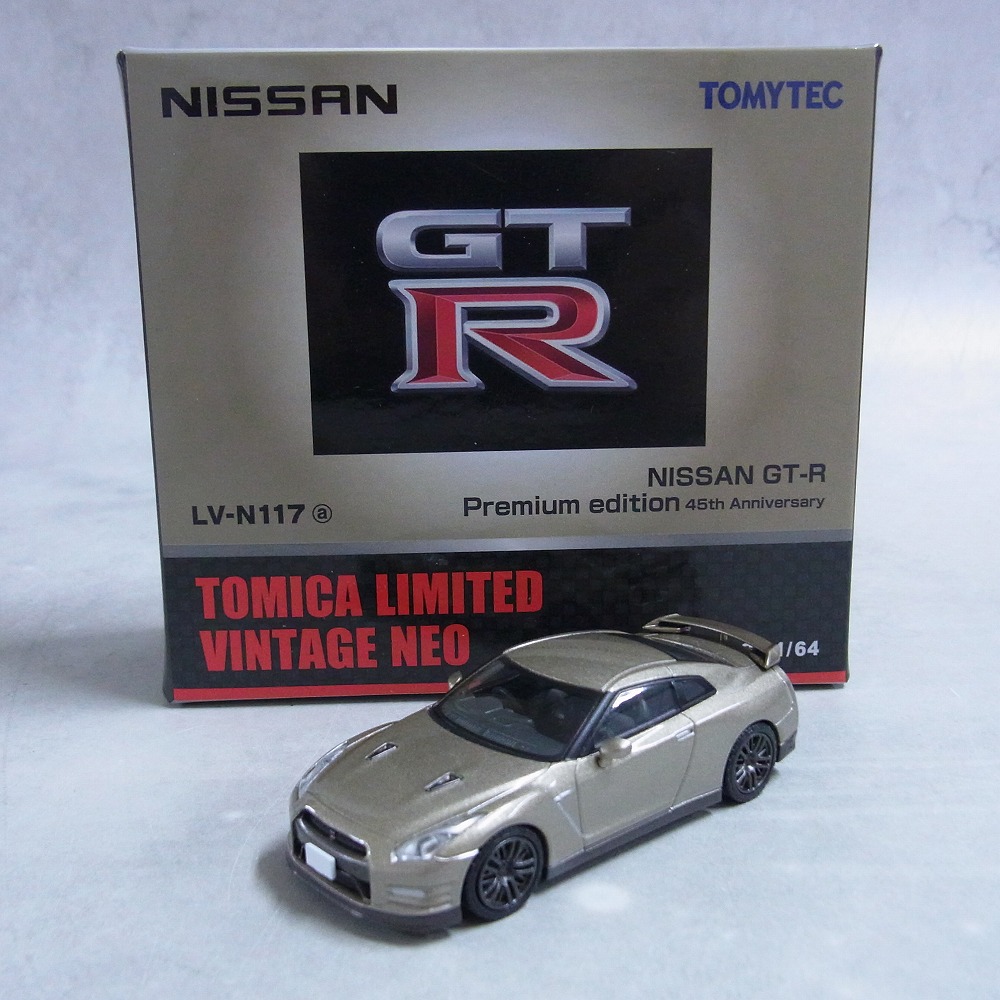 トミカ リミテッドヴィンテージネオ LV-N117a NISSAN GT-R Premium Edition 45th Anniversary 金