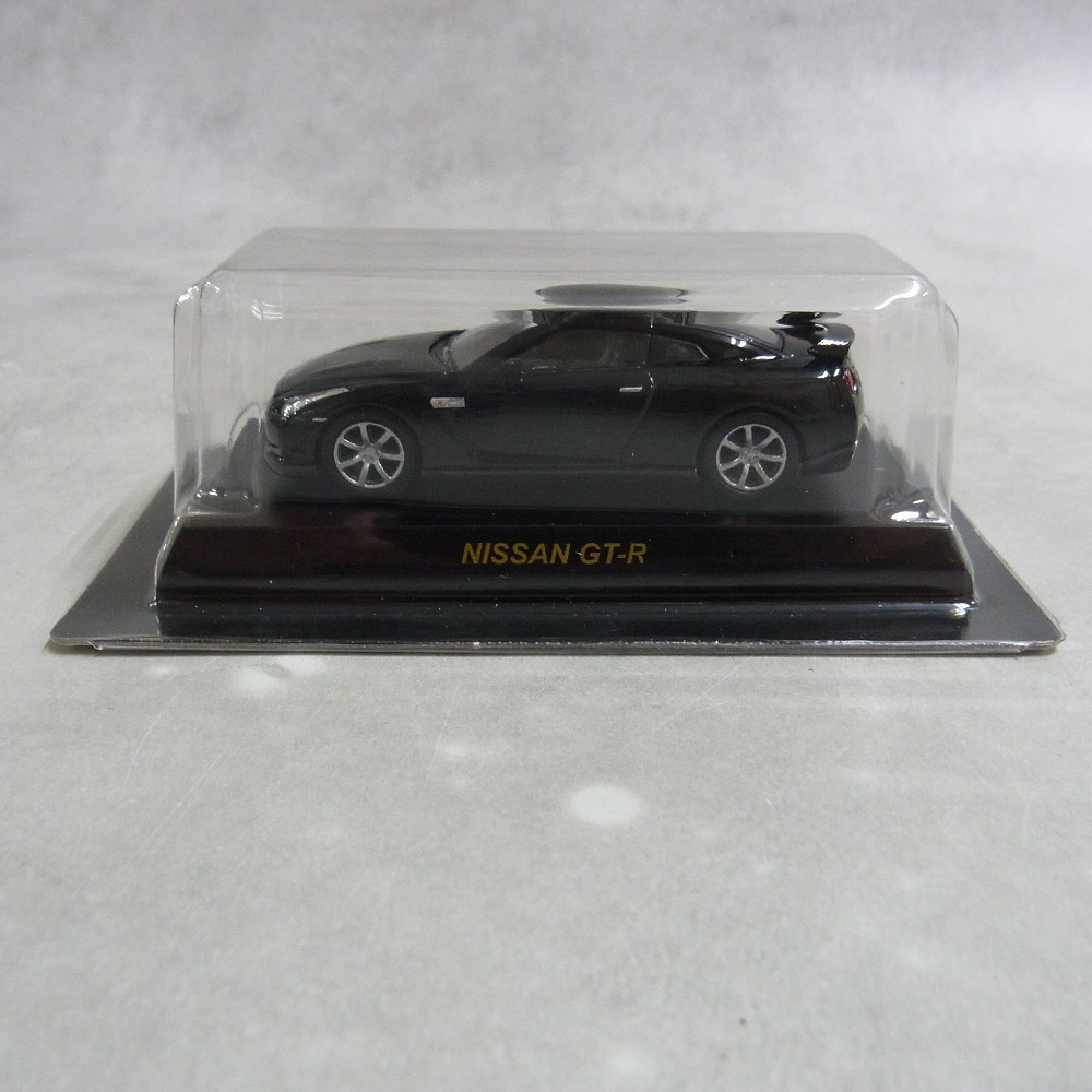 京商 1/64 ニッサンスカイライン・GT-Rミニカーコレクション NISSAN GT-R 黒