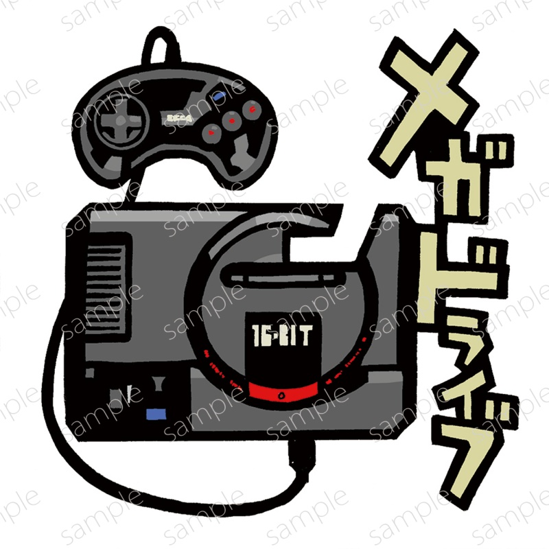 『セガハード』メガドライブ ステッカー