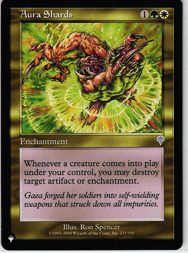 中古MTG【The List】オーラの破片 / Aura Shards《英》（MTG/マジック:ザ・ギャザリング）【管理:M0047】