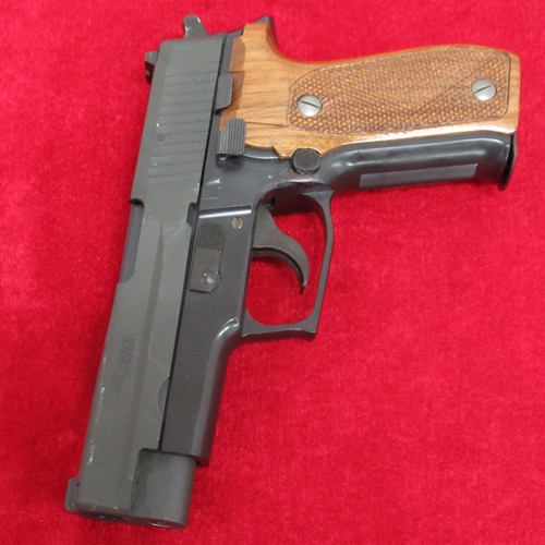 タナカ SIG P226 メタルスライド換装 木製グリップ GBB
