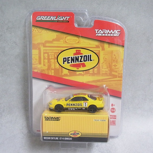 GREEN LIGHT 1/64 日産 スカイライン GT-R BNR34 PENNZOIL 【未開封】