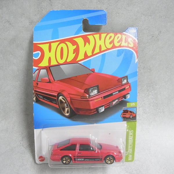 ホットウィール ベーシック トヨタ AE86 スプリンタートレノ 赤 【未開封】