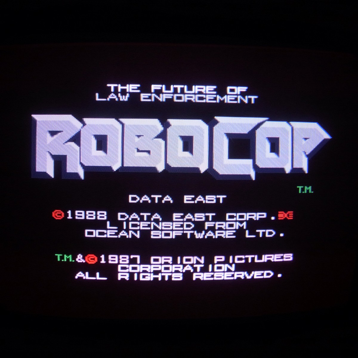 【中古アーケード基板】データイースト/DATA EAST ロボコップ ROBOCOP DECO イン取純正 動作確認済