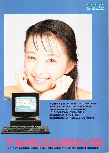 【中古チラシ】SEGA│TERA DRIVE