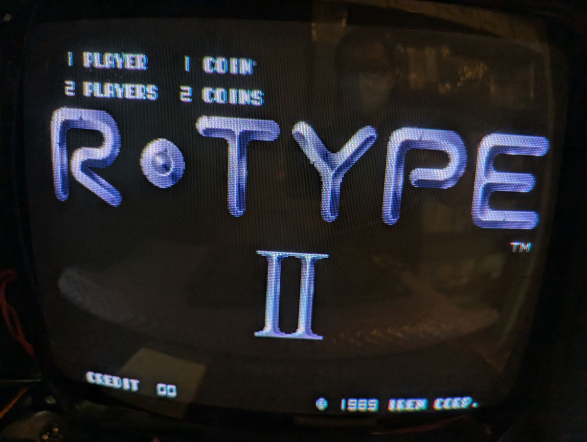 【店頭併売品】（アーケード基板）アイレム「R-TYPEII」【AR-3814】