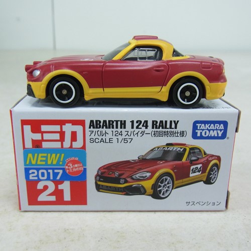 トミカ 21 アバルト 124 スパイダー（初回特別仕様） ※付属シール欠品