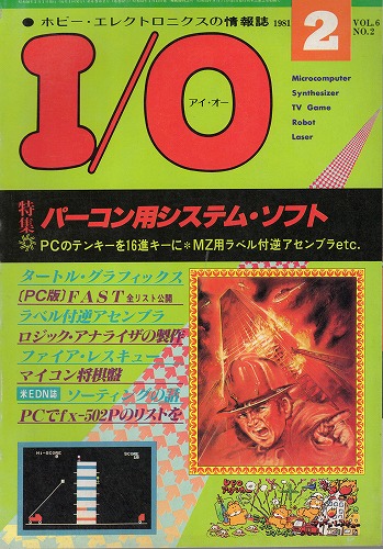 【中古書籍】工学社『I/O（アイ・オー）』1981年2月号