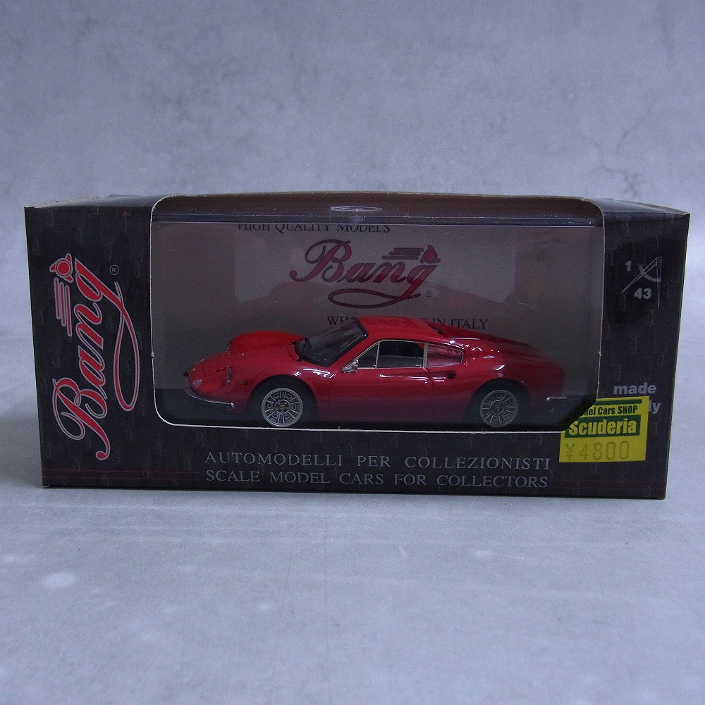 Bang 1/43 フェラーリ ディーノ 246GT レッド