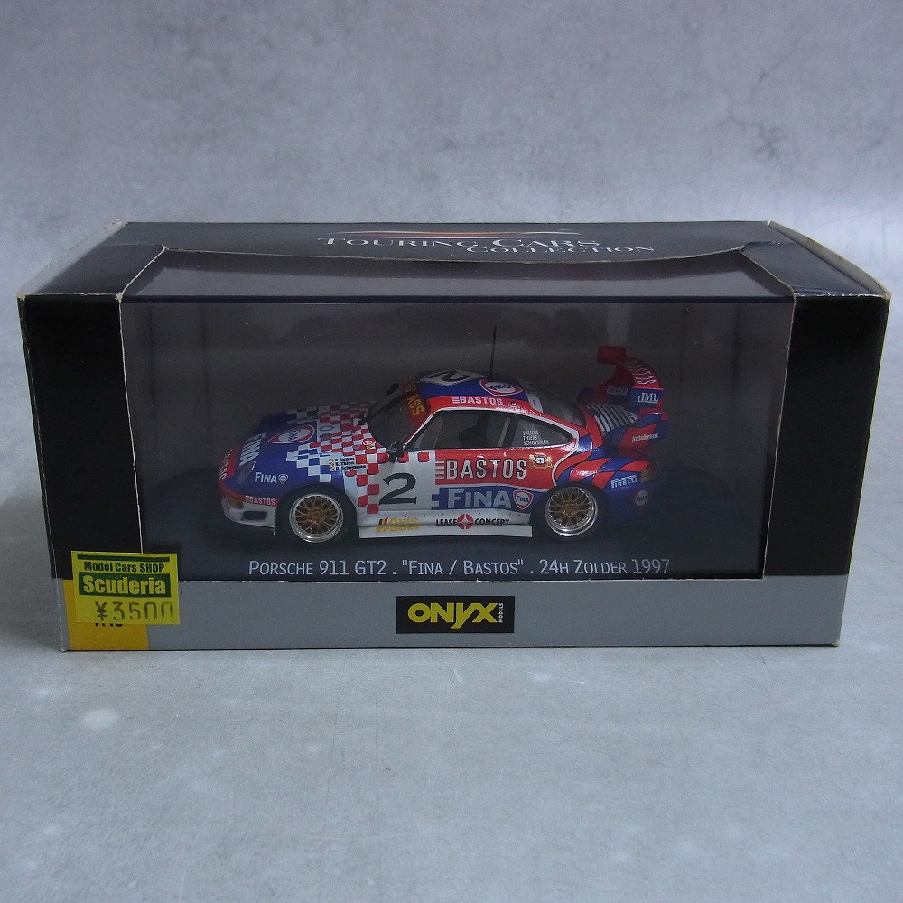 ONYX 1/43 ポルシェ 911 GT2 FINA/BASTOS 24h ゾルダー 1997 #2 XCL99002