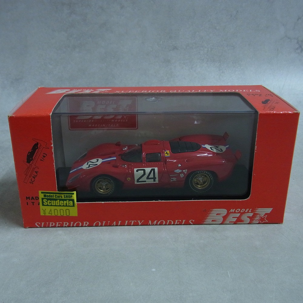 BEST MODEL 1/43 フェラーリ 312P クーペ デイトナ 1970 パークス/ポージー