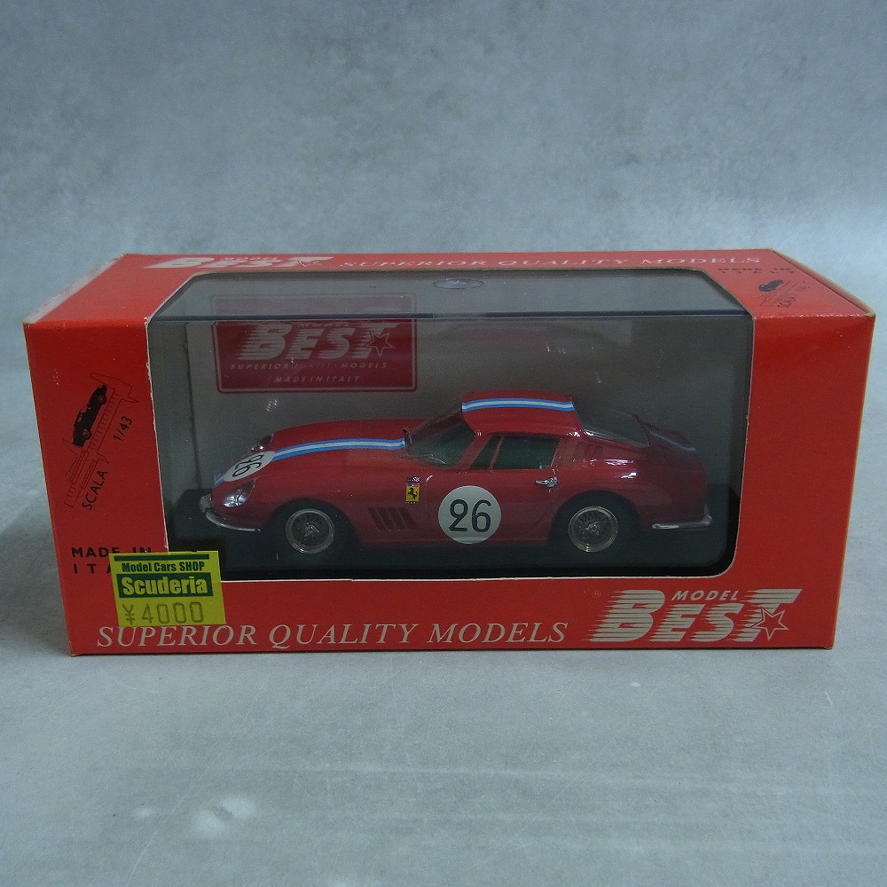 BEST MODEL 1/43 フェラーリ 275GTB-4 ル・マン 1966 ビスカルディ/バーボン