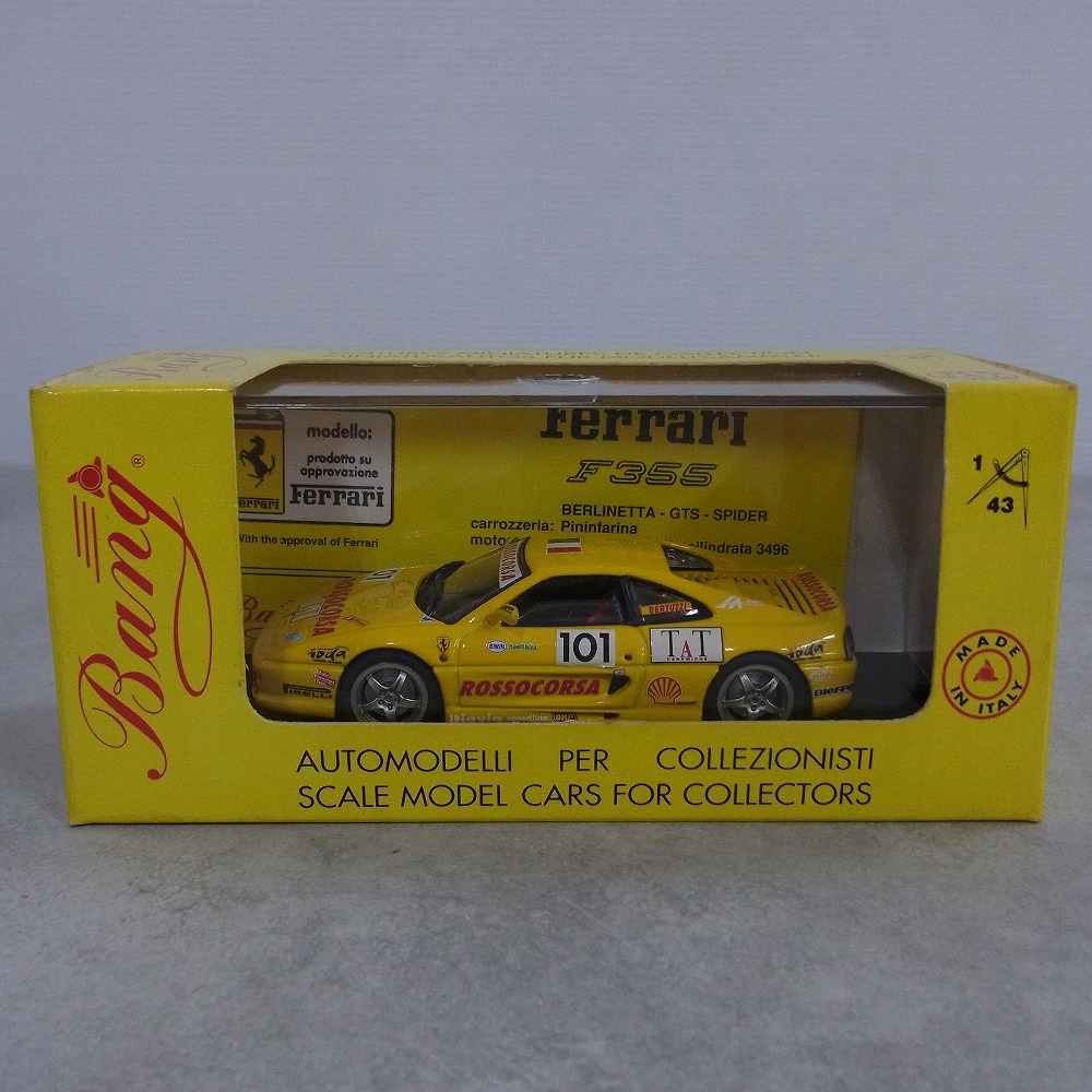 Bang 1/43 フェラーリ 355 チャレンジ ’97 C.ベルトゥッチ
