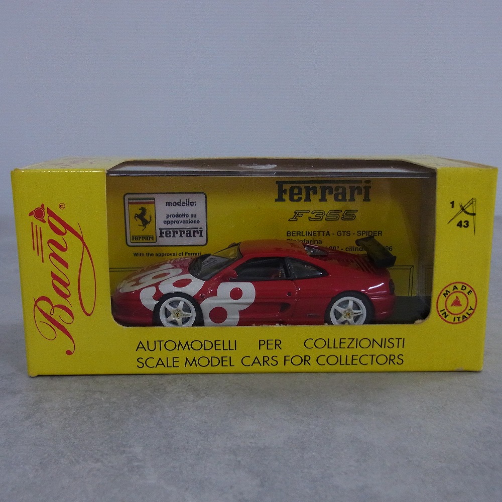 Bang 1/43 フェラーリ 355 チャレンジ 1998 モーターショー11/97