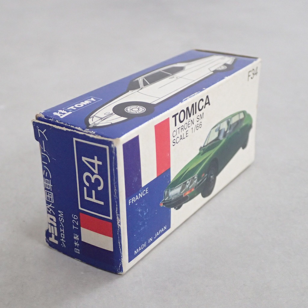 青箱トミカ シトロエンSM F34 BEEP ゲームグッズ通販 / トミカ F34 シトロエンSM 日本製