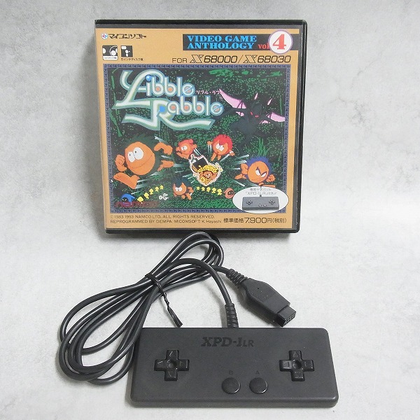 【中古PCソフト】X68000│リブル・ラブル コントローラ付