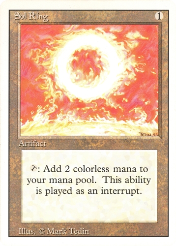 中古MTG【3ED】太陽の指輪 / Sol Ring《英》（MTG/マジック:ザ・ギャザリング）【管理:M1541A】