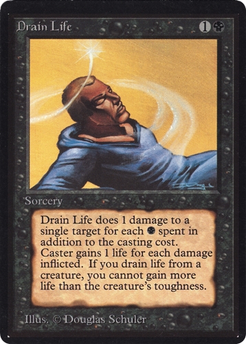 中古MTG【LEB】生命吸収 / Drain Life《英》（MTG/マジック:ザ・ギャザリング）【管理:M1544A】
