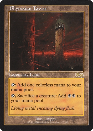 中古MTG【USG】ファイレクシアの塔 / Phyrexian Tower《英》（MTG/マジック:ザ・ギャザリング）【管理:M1547A】