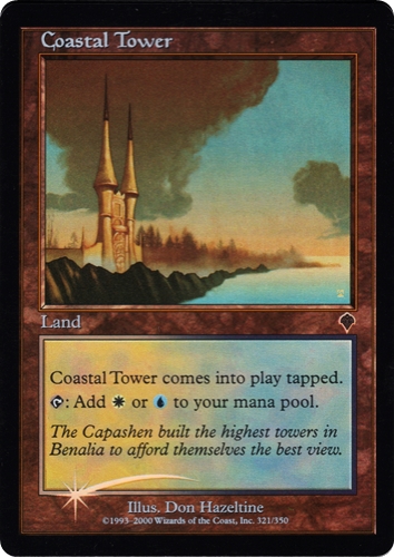 中古MTG【INV】[Foil] 沿岸の塔 / Coastal Tower《英》（MTG/マジック:ザ・ギャザリング）【管理:M1548A】