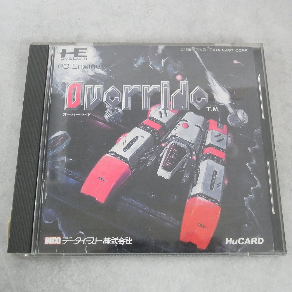 【中古ソフト】PCエンジン  Huカード│オーバーライド