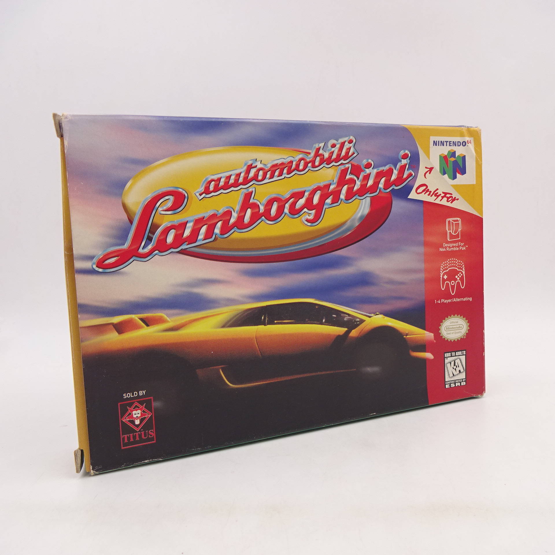 【中古ソフト】NINTENDO64｜Automobili Lamborghini 海外版