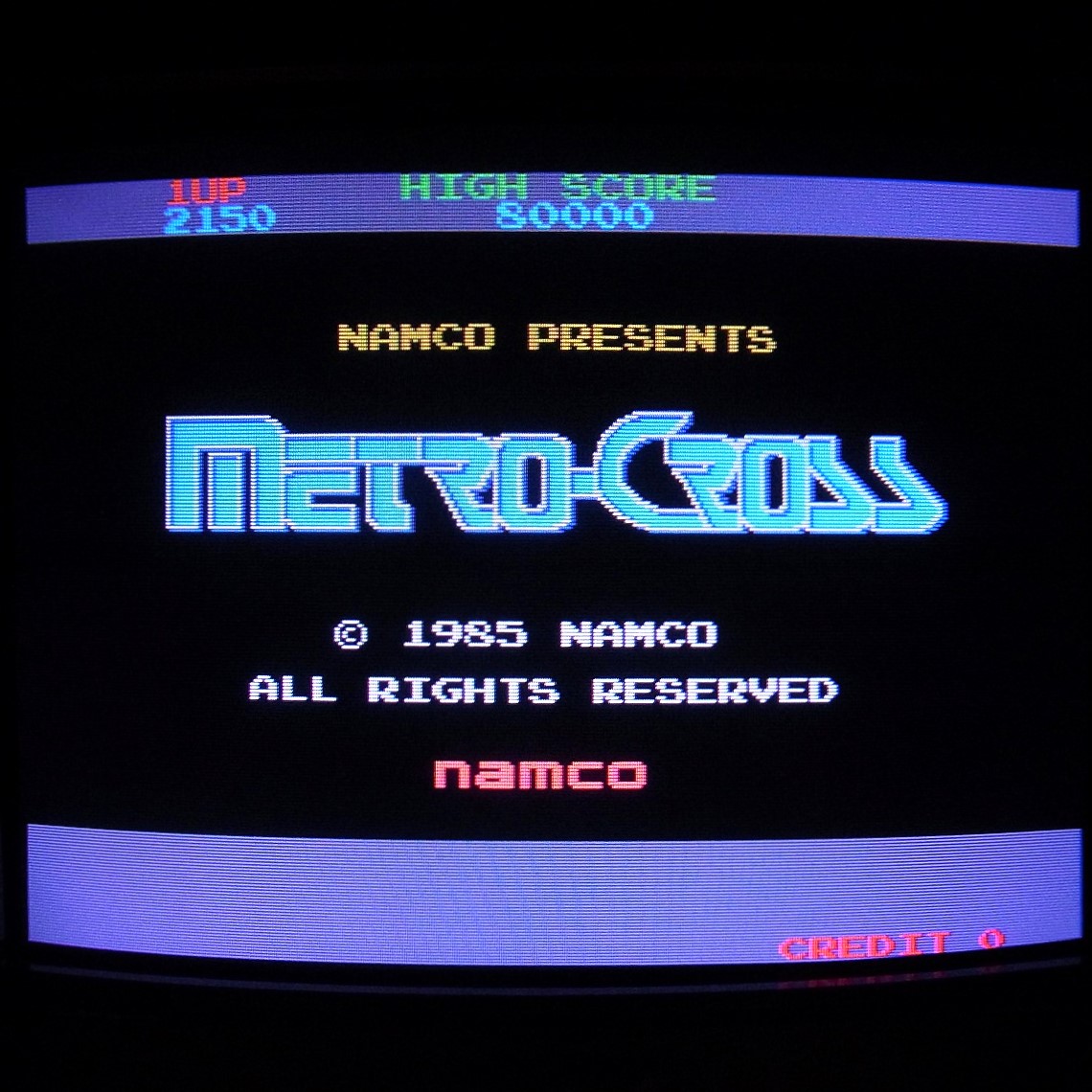 【中古アーケード基板】ナムコ/NAMCO メトロクロス METRO-CROSS 小インスト説明書純正