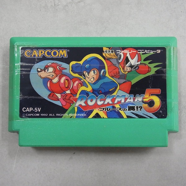 【中古ソフト】ファミコン丨ロックマン5 ブルースの罠