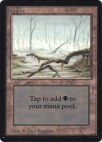 中古MTG【LEB】沼 / Swamp《英》（MTG/マジック:ザ・ギャザリング）【管理:M1565A】