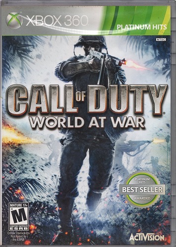 【中古ソフト】XBOX360｜CALL OF DUTY WORLD AT WAR　海外版