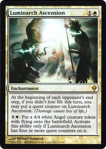 中古MTG【ZEN】[Foil] 光輝王の昇天 / Luminarch Ascension《英》（MTG/マジック:ザ・ギャザリング）【管理:M1588A】