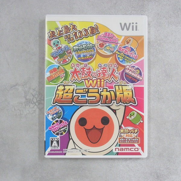 【中古ソフト】Wii 丨 太鼓の達人Wii 超ごうか版