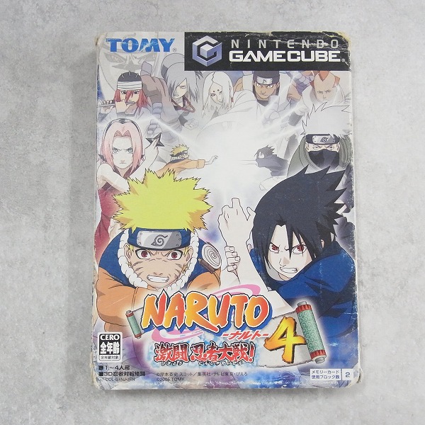 【中古ソフト】ゲームキューブ│ナルト激闘忍者大戦!4 箱付