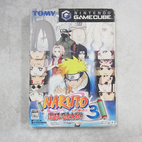 【中古ソフト】ゲームキューブ│ナルト激闘忍者大戦!3 箱付