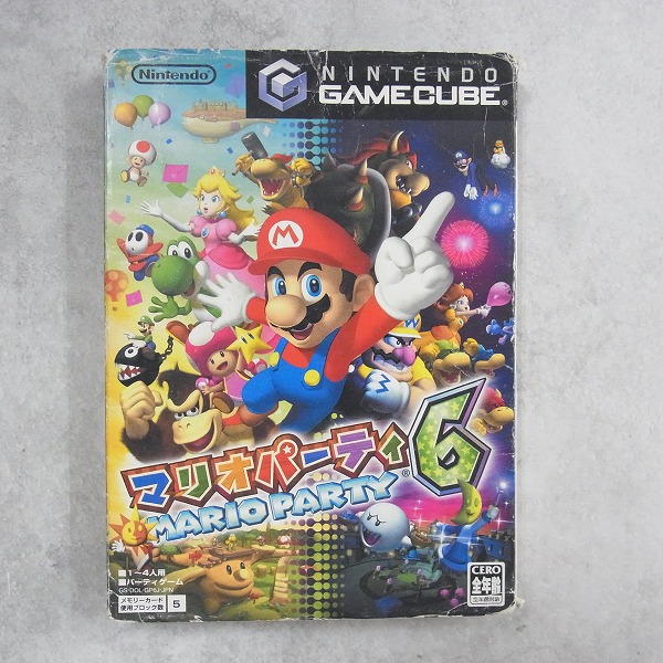 【中古ソフト】ゲームキューブ│マリオパーティ6 箱付